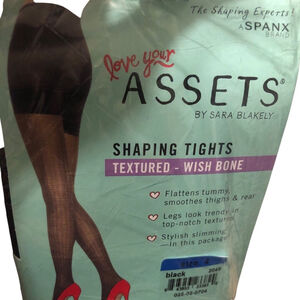 Spanx Shaping Tights Size 4 Black